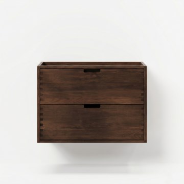 Waschbeckenunterschrank GRIBSKOV 80 cm braun/Eiche