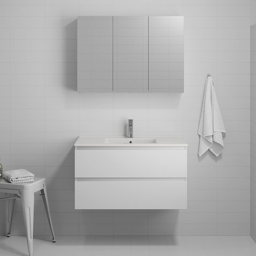 Waschbeckenunterschrank KENWOOD 91x50x47 cm weiß