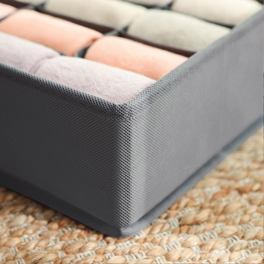 Wäsche-Organizer für die Schublade GRANT, grau