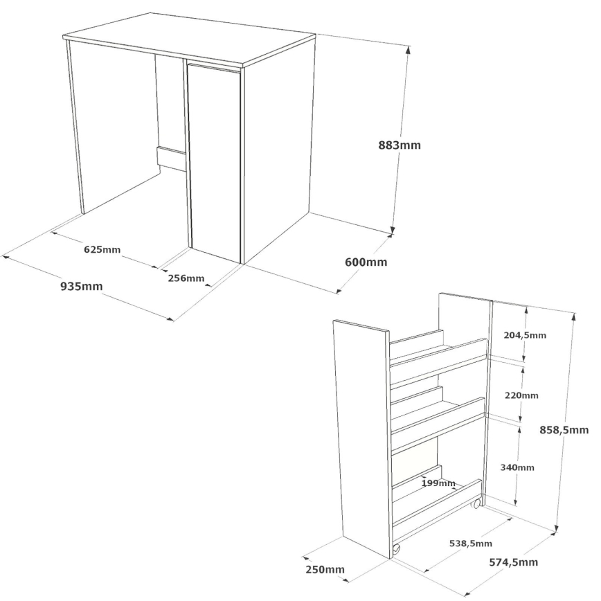 Waschmaschinenschrank mit Stauraum 88,3x93,5 cm weiß/Walnuss
