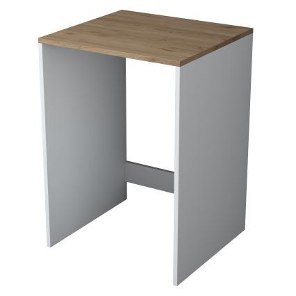 Waschmaschinenschrank RANI 65x91,8 cm weiß/braun