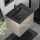 Waschtischunterschrank CONOR mit Waschbecken, 61 cm, Marakesh/Schwarz