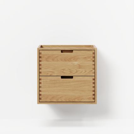 Waschtischunterschrank GRIBSKOV 60 cm Beige/Eiche/Weiß