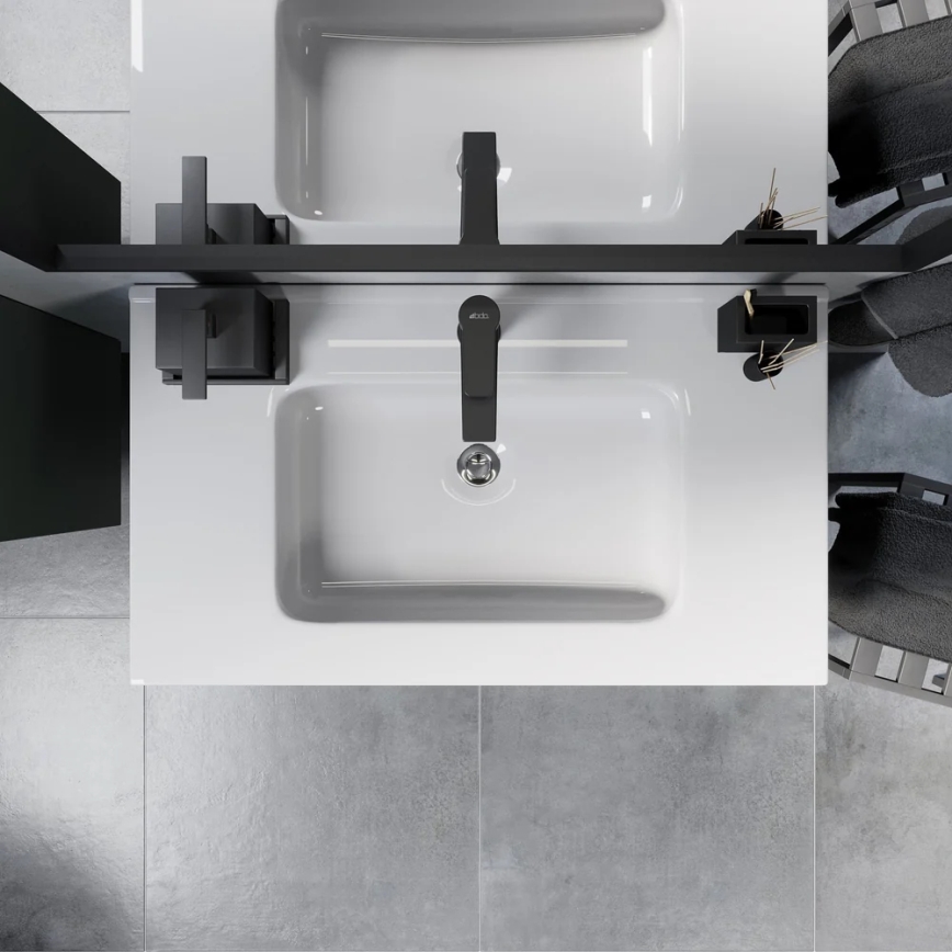 Waschtischunterschrank MOLDE 80 cm, grün