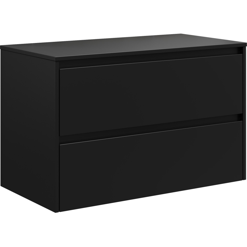 Waschtischunterschrank TRONDHEIM für Waschbecken 90 x 57 x 46 cm, schwarz