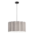 WAVY Hängeleuchte mit Kabelaufhängung 1xE27/14W/230V grau