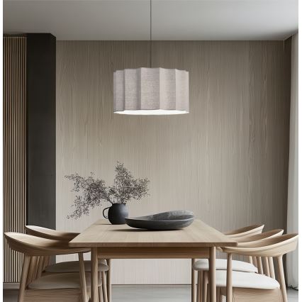WAVY Hängeleuchte mit Kabelaufhängung 1xE27/14W/230V grau