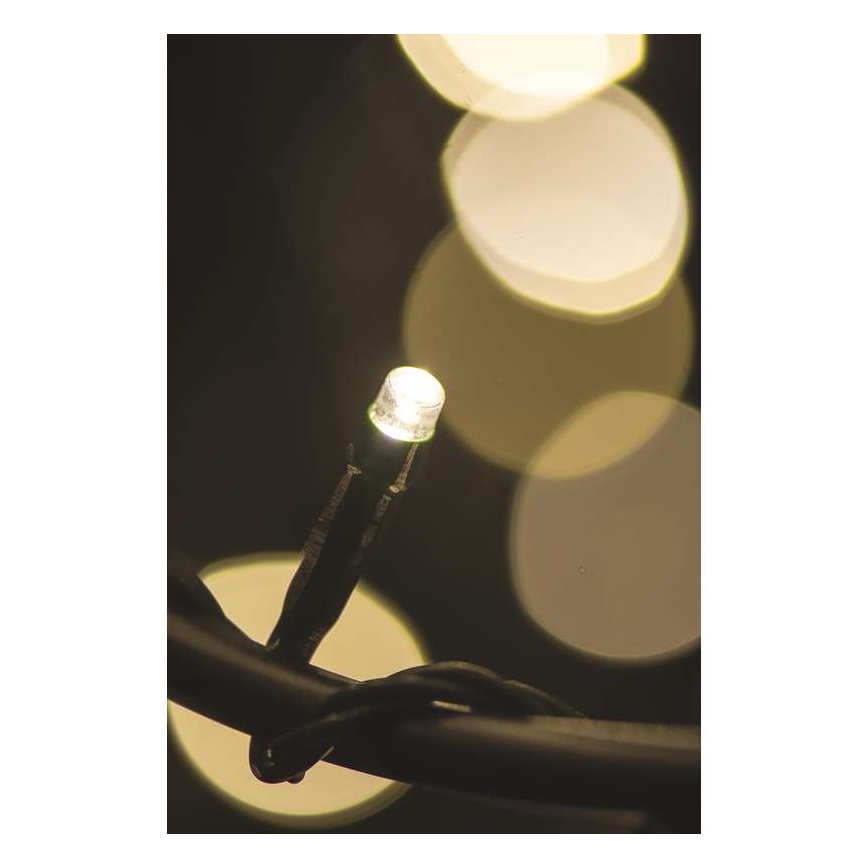 Weihnachtliche LED-Outdoor-Lichterkette 80xLED/13m IP44 warmweiß