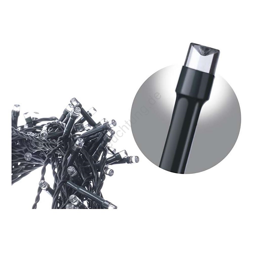 Weihnachtliche Lichterkette CHAIN IP44 50m 500xLED | Beleuchtung.de