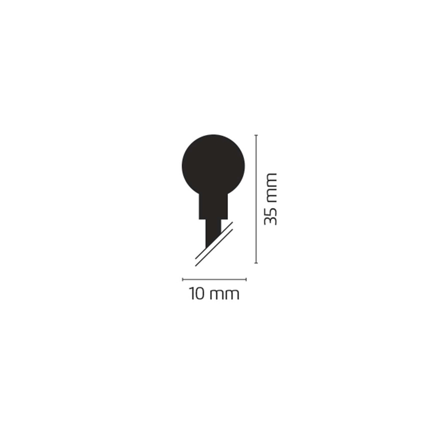 Emos ZY0902T - Weihnachtliche Lichterkette IP44 8m 80xLED
