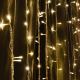 Weihnachtlicher LED-Lichtervorhang ESTELLA 47xLED/8 Funktionen 3,5 m warmweiβ