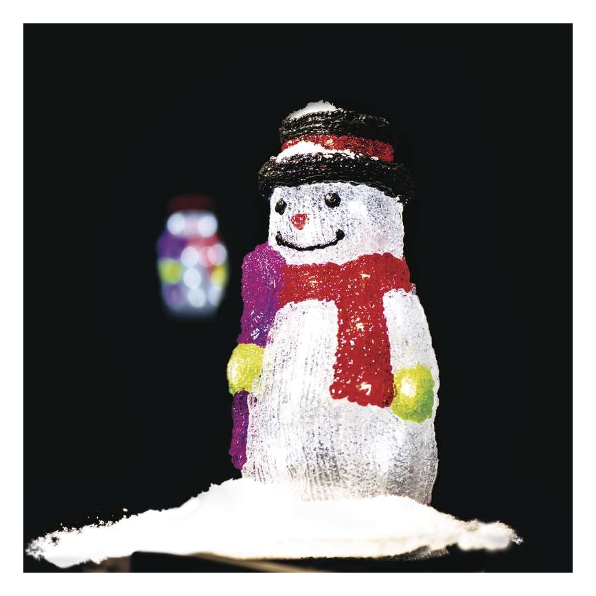 Emos ZY1409 - Weihnachtsdeko Schneemann IP44 30xLED