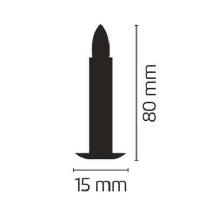 Emos ZY1424 - Weihnachtsdeko IP44 7m 20xLED