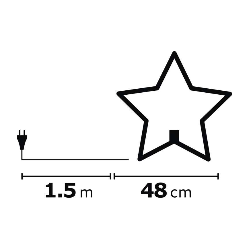Weihnachtsdekoration  1xE14/230V grau