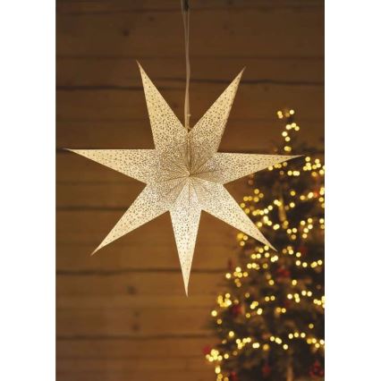 Weihnachtsdekoration 1xE14/25W/230V d. 60 cm golden