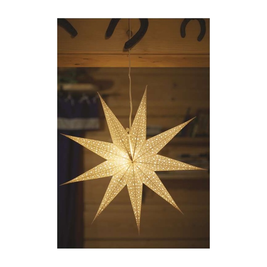 Weihnachtsdekoration 1xE14/25W/230V d. 60 cm silber