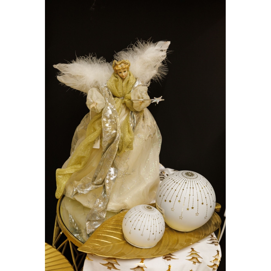 Weihnachtsdekoration 41 cm Engel golden
