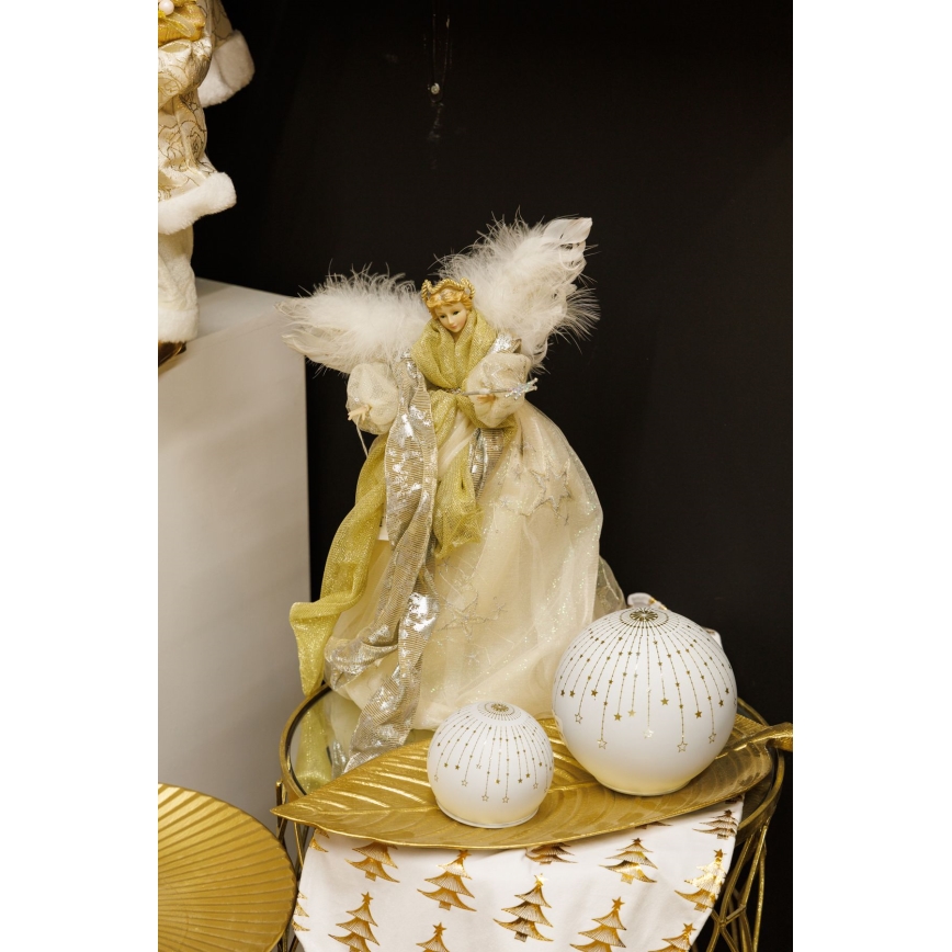 Weihnachtsdekoration 41 cm Engel golden
