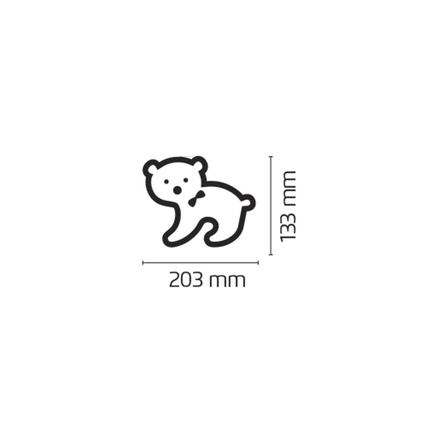 Emos ZY1405 - Weihnachtsdeko Bär IP44 16xLED