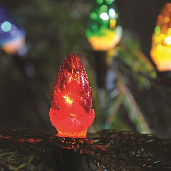 Weihnachtskette 7,7 m CONE 12xE10/230V, hergestellt in Europa