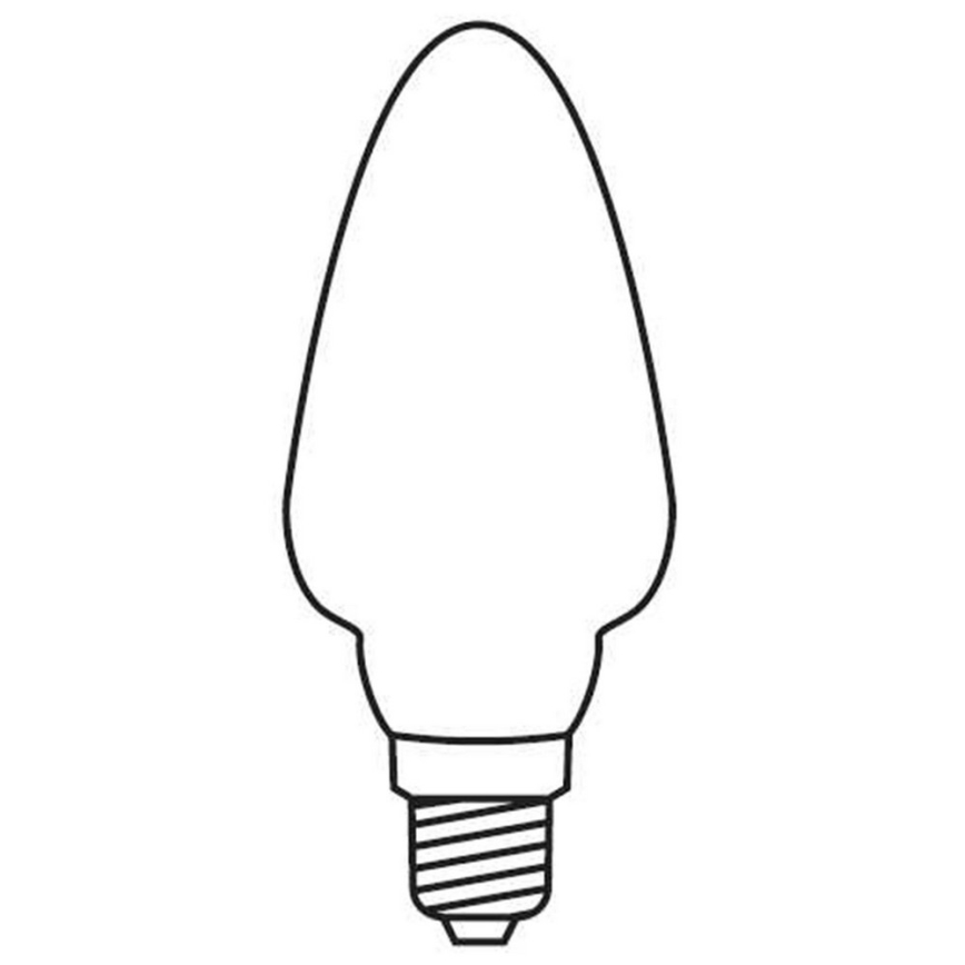 Weihnachtskette 7,7 m CONE 12xE10/230V  weiß, hergestellt in Europa