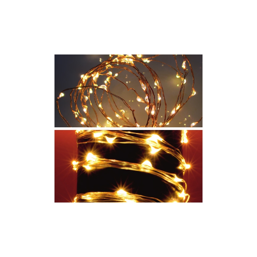 Weihnachtskette - außen 120xLED/230V