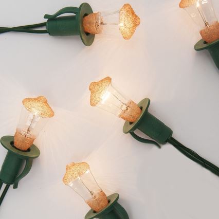 Weihnachtskette LANTERN 12xE10/10,7m warmweiß, hergestellt in Europa