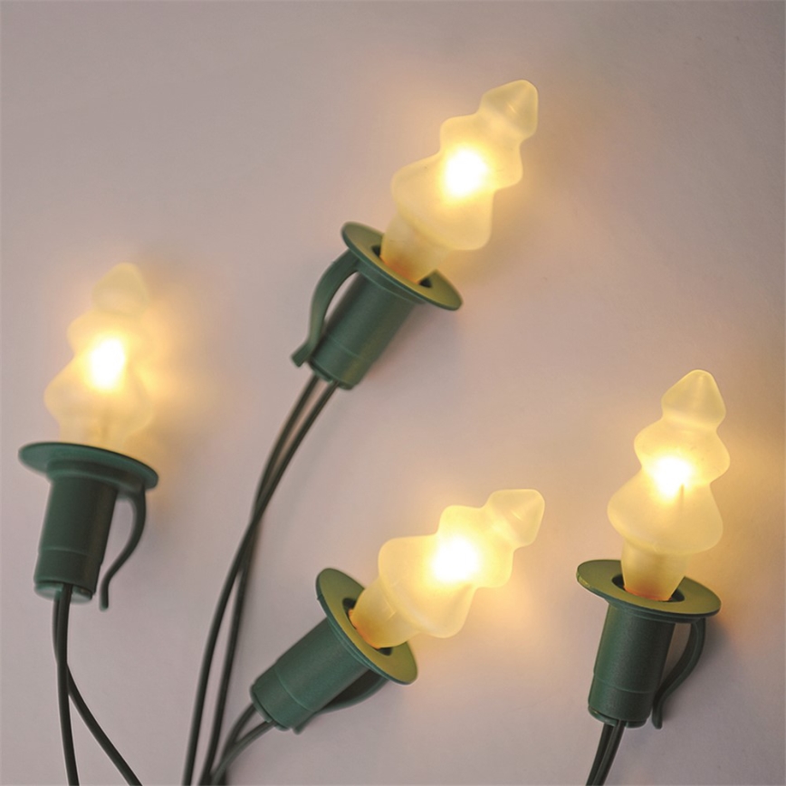 Weihnachtskette TREE 12xE10/20V/230V weiß