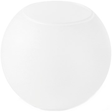 Weißes Ersatzglas für Kronleuchter E27, Ø 15 cm