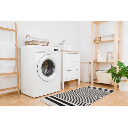 Wendbarer Teppich KILIM GOLD 80x150 cm schwarz/weiß