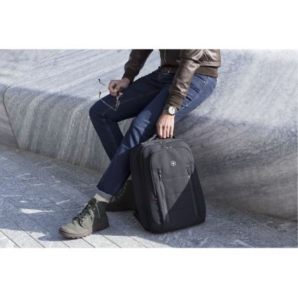 Wenger - Laptop-Rucksack 16 l 16 mit Tablet-Fach 12 City Traveler schwarz