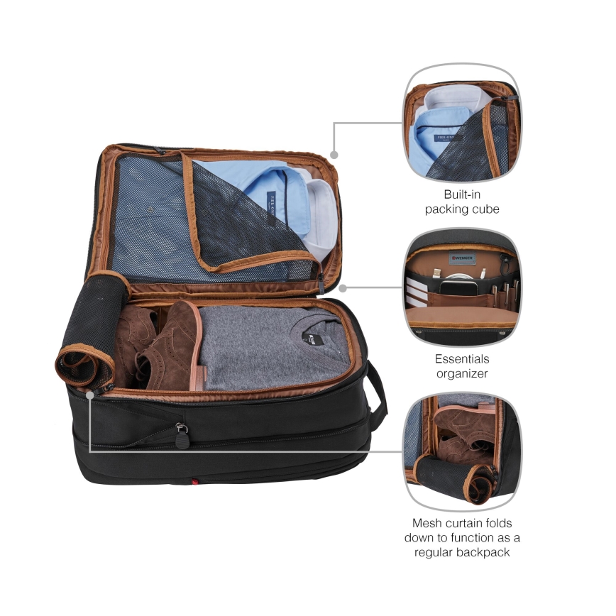 Wenger - Laptop-Rucksack 16 l 16 mit Tablet-Fach 12 City Traveler schwarz