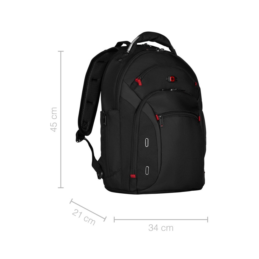 Wenger - Laptop-Rucksack 20 l 15 mit Tablet-Tasche 10 Gigabyte schwarz