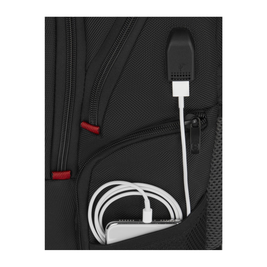 Wenger - Laptop-Rucksack 25 l 16" mit Tablet-Fach 10" Pegasus Deluxe schwarz