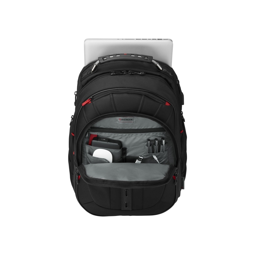 Wenger - Laptop-Rucksack 25 l 16" mit Tablet-Fach 10" Pegasus Deluxe schwarz
