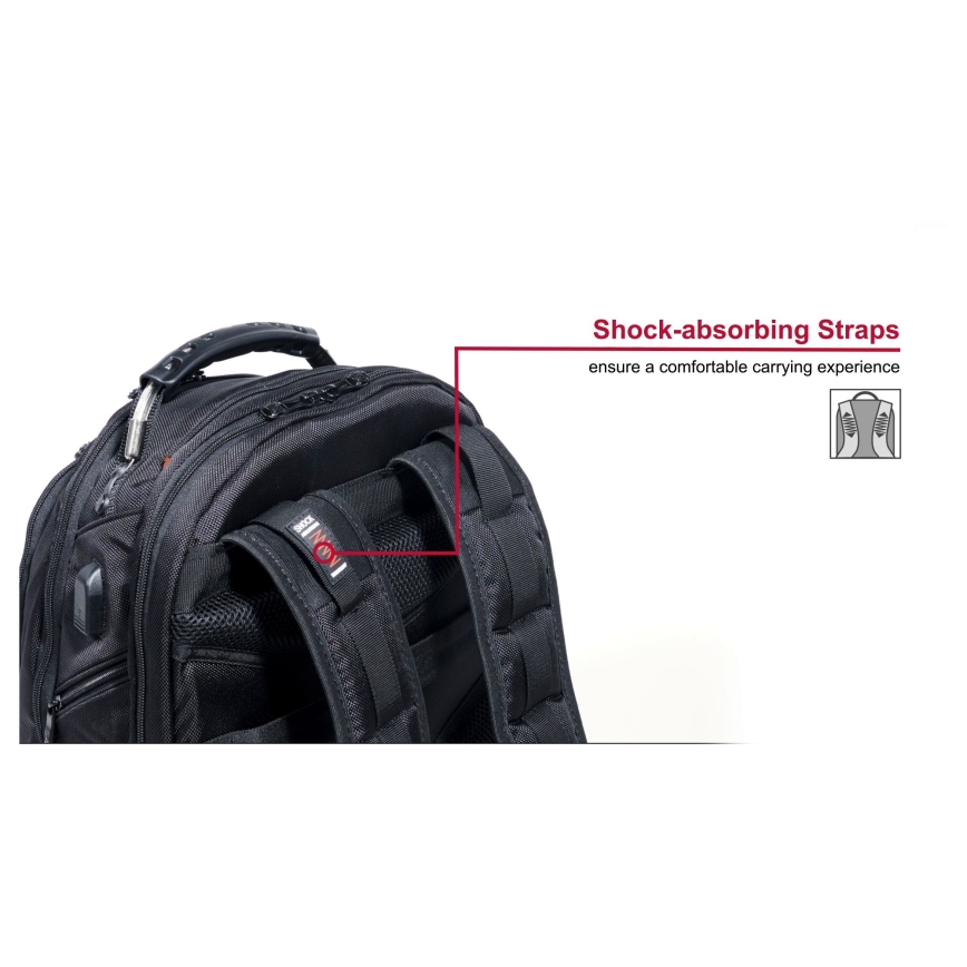 Wenger - Laptop-Rucksack 26 l 17" mit Tablet-Fach 10" Ibex Ballistic Deluxe