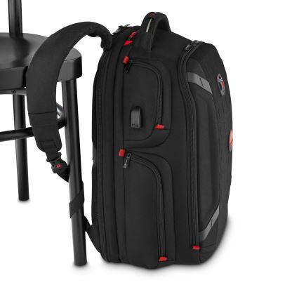 Wenger - Laptop-Rucksack 29 l 17,3'' mit Tablet-Tasche 12 Player One schwarz