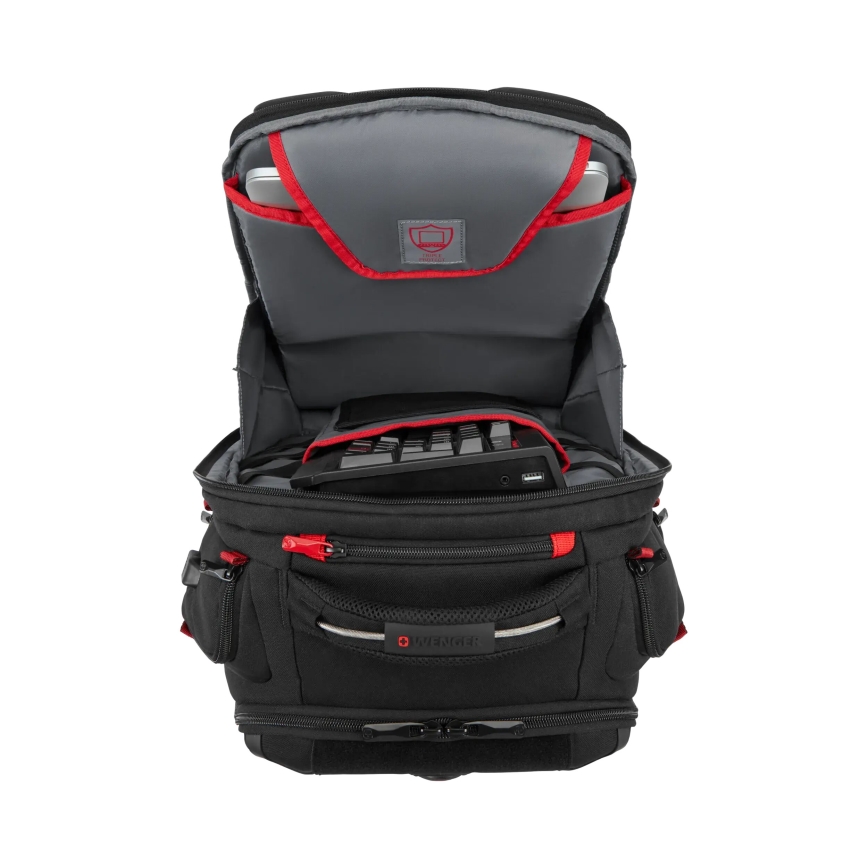 Wenger - Laptop-Rucksack 29 l 17,3'' mit Tablet-Tasche 12 Player One schwarz
