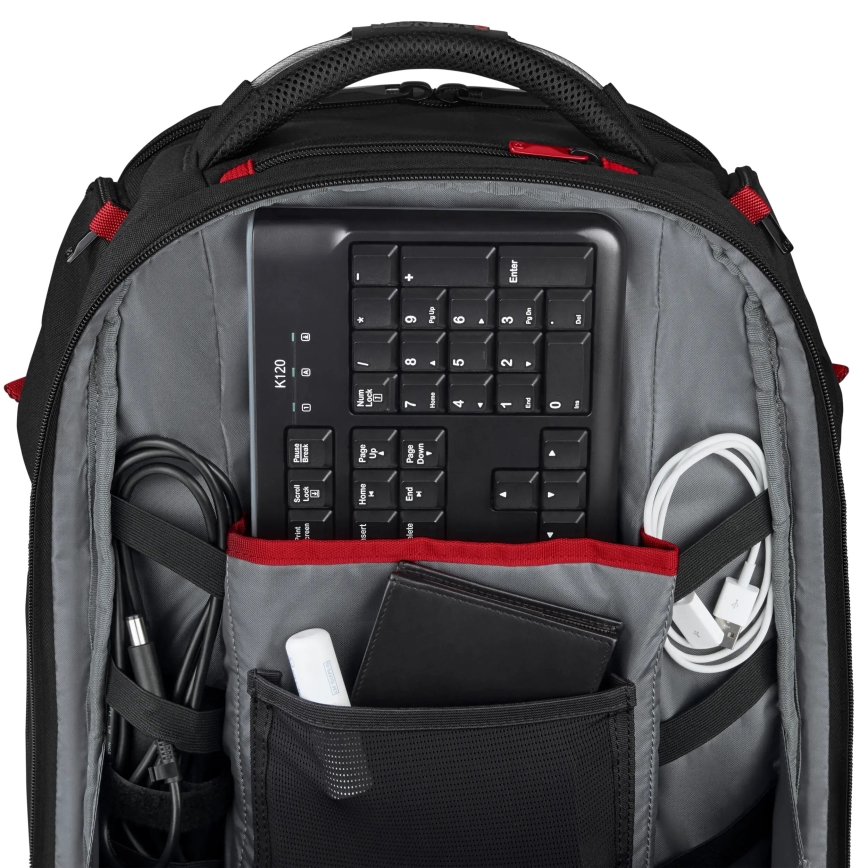 Wenger - Laptop-Rucksack 29 l 17,3'' mit Tablet-Tasche 12 Player One schwarz