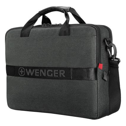 Wenger - Laptoptasche 15 l 16" mit Tablet-Tasche 10" MX ECO Brief grau