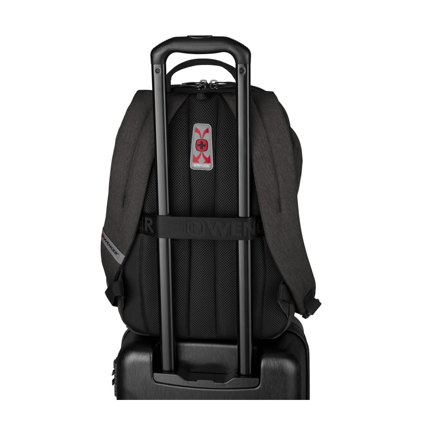 Wenger - Rucksack für Notebook 21 l 16 mit Tasche für Tablet 10 MX Light Schwarz