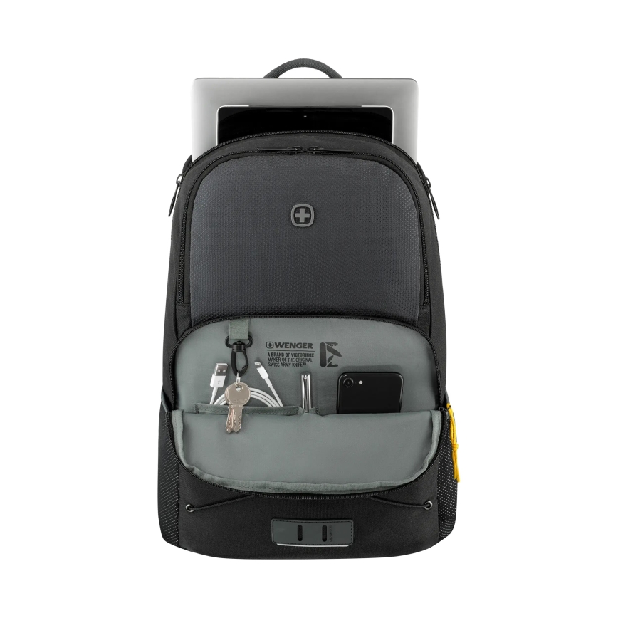 Wenger - Rucksack für Notebook 22 l 15,6 mit Fach für 10 Tablet Trayl schwarz