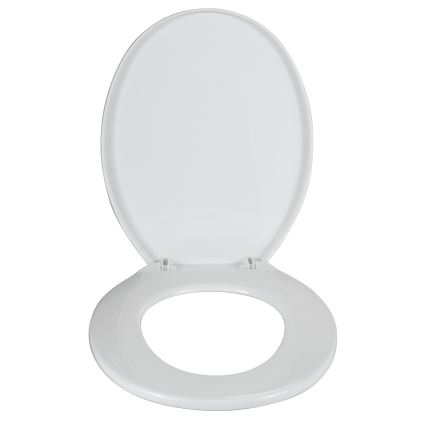 WENKO 105000100-WC-Sitz AURORA 45x36 cm weiß