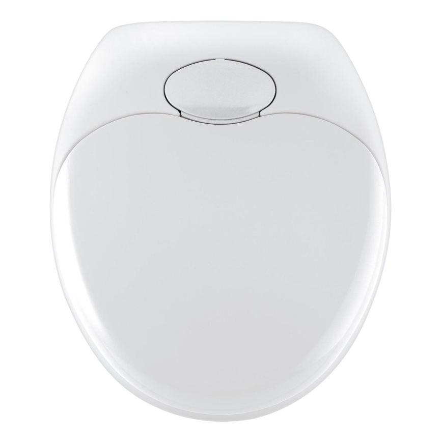 WENKO 110003100-WC WC-Sitz 35,5 x 38 cm, weiß