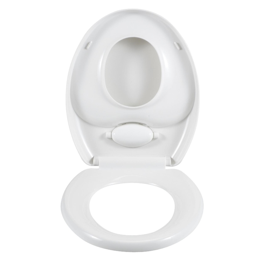WENKO 110003100-WC WC-Sitz 35,5 x 38 cm, weiß