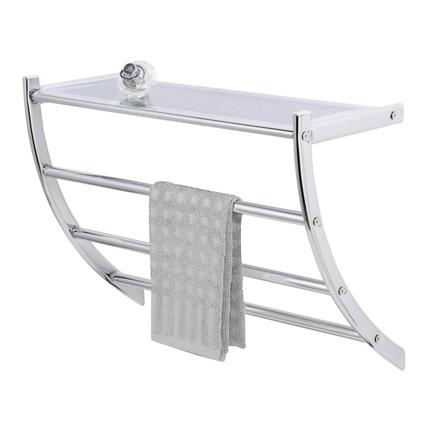WENKO 15578100 - Handtuchständer PESCARA 56x46 cm glänzender Chrom