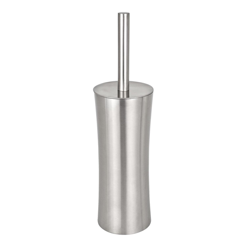 WENKO 16742100 - WC-Bürste PIENO 10x37,5 cm Edelstahl/Satin