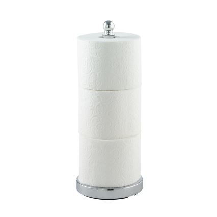 WENKO 16878100 - Toilettenpapierhalter VITERBO 14x35 cm silber