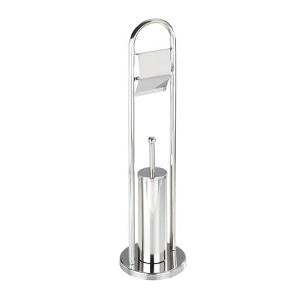 WENKO 16993100 - WC-Garnitur VASTO 22x81 cm Edelstahl/silber