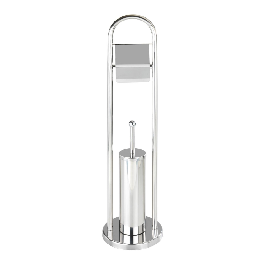 WENKO 16993100 - WC-Garnitur VASTO 22x81 cm Edelstahl/silber